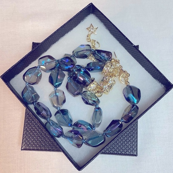 Kirks Folly Necklace Blue - Picture 14 of 16